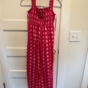 Zara Pink Geometric Maxi Dress